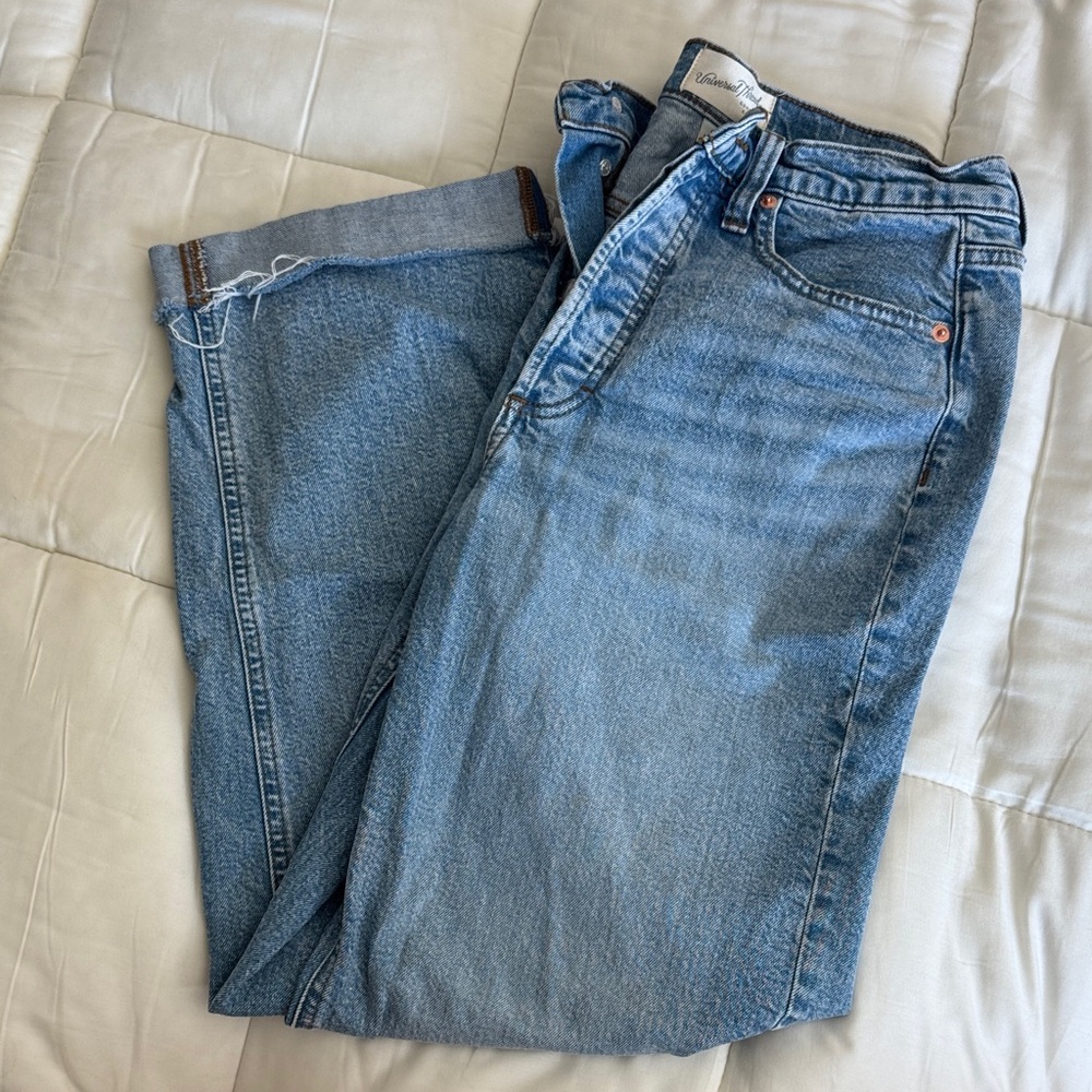 Universal Thread Women's Light Blue Denim Wide Leg Jeans